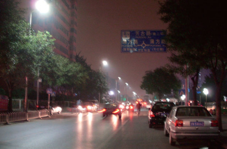 北京夜景照明處方古路LED路燈工程